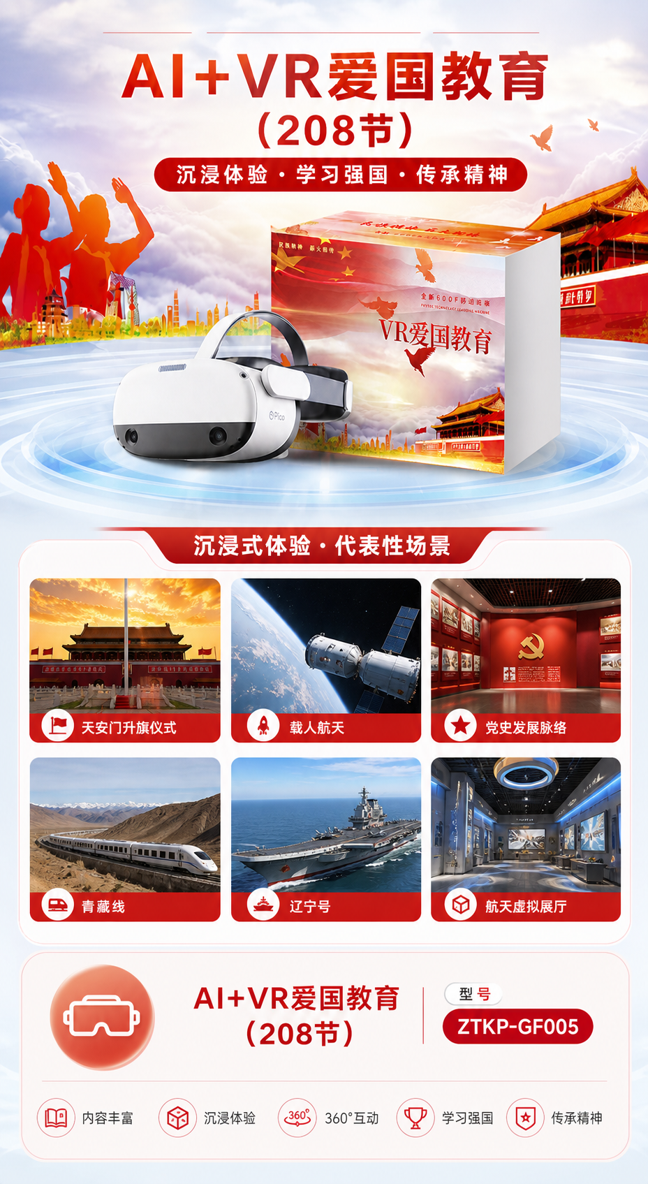 AI+VR爱国教育 (208节)详情图 2