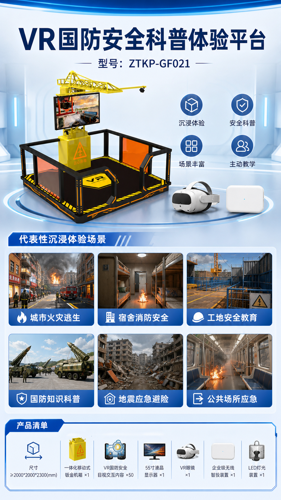 VR国防安全科普体验平台详情图 2